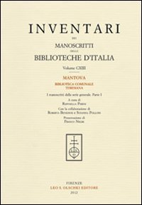 Inventari dei manoscritti delle biblioteche d'Italia