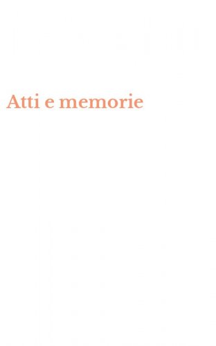 Atti e memorie