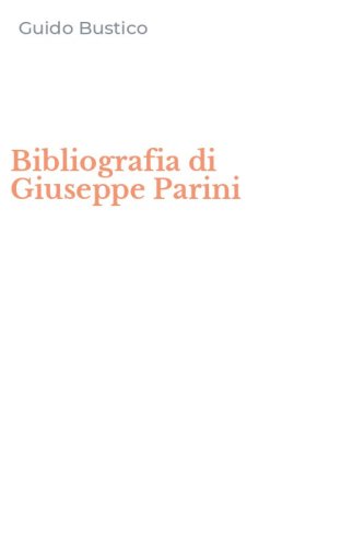 Bibliografia di Giuseppe Parini