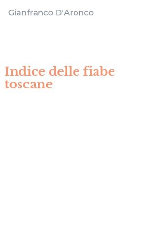 Indice delle fiabe toscane