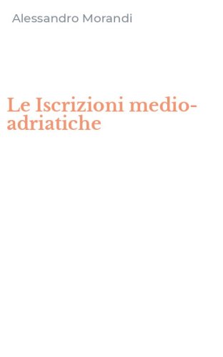 Le Iscrizioni medio-adriatiche
