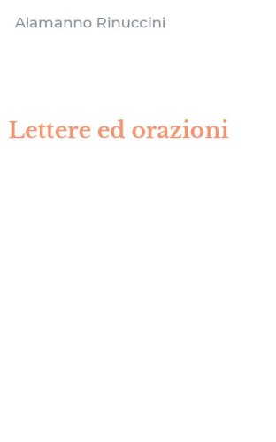 Lettere ed orazioni