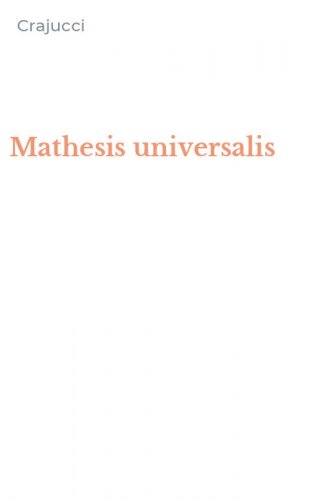Mathesis universalis