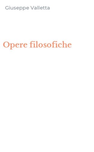Opere filosofiche
