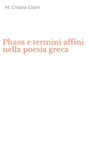 Phaos e termini affini nella poesia greca