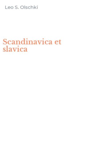 Scandinavica et slavica