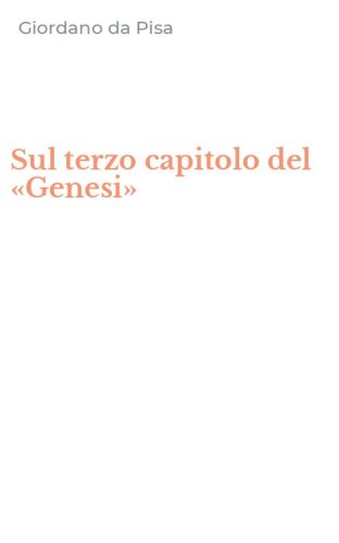 Sul terzo capitolo del &laquo;Genesi&raquo;