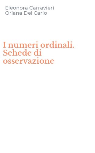 I numeri ordinali. Schede di osservazione