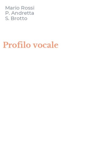 Profilo vocale