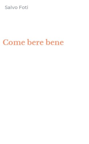 Come bere bene