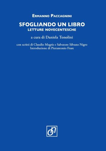 Sfogliando un libro. Letture novecentesche