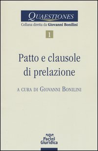 Patto e clausole di prelazione