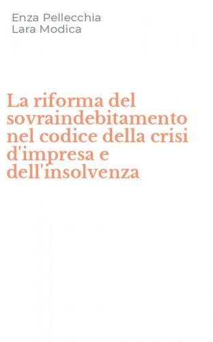 La riforma del sovraindebitamento nel codice della crisi d'impresa e dell'insolvenza