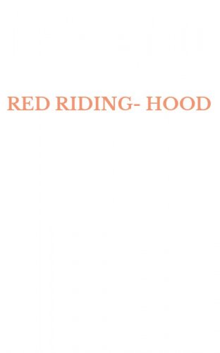RED RIDING-HOOD