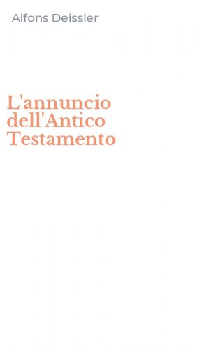 L'annuncio dell'Antico Testamento