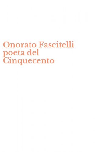 Onorato Fascitelli poeta del Cinquecento