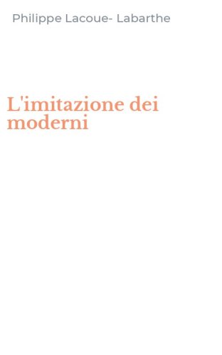 L'imitazione dei moderni