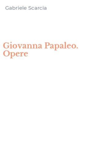 Giovanna Papaleo. Opere