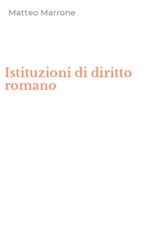Istituzioni di diritto romano