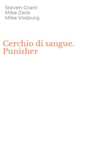 Cerchio di sangue. Punisher