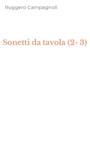 Sonetti da tavola (2-3)