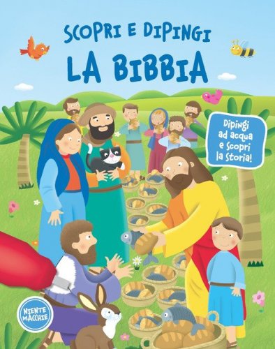 Scopri e dipingi la Bibbia. Dipingi ad acqua e scopri la storia!