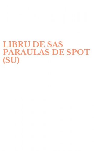 LIBRU DE SAS PARAULAS DE SPOT (SU)