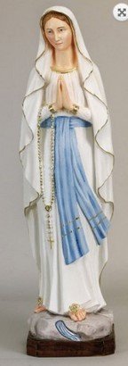 STATUA MADONNA DI LOURDES - Altezza 50 cm