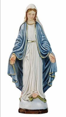 STATUA MADONNA MIRACOLOSA - Altezza 15 cm