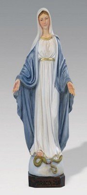 STATUA MADONNA MIRACOLOSA - Altezza 30 cm