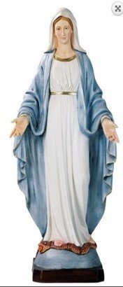 STATUA MADONNA MIRACOLOSA - Altezza 60 cm