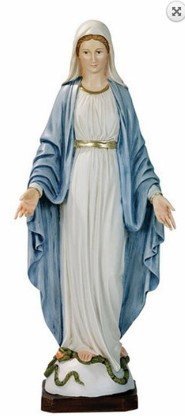 STATUA MADONNA MIRACOLOSA - Altezza 50 cm
