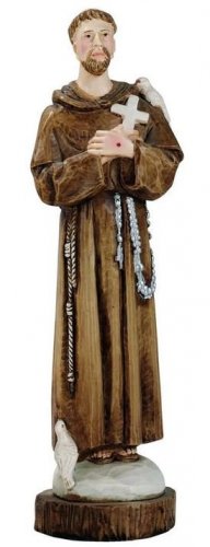 STATUA SAN FRANCESCO - Altezza 20 cm