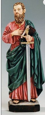 STATUA SAN PAOLO - Altezza 30 cm