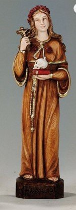STATUA SANTA ROSALIA - Altezza 20 cm