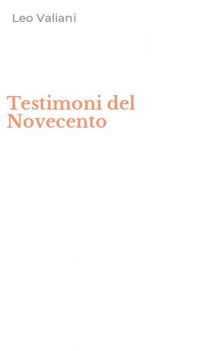 Testimoni del Novecento
