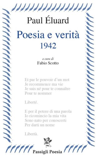 Poesia e verit&agrave; 1942. Testo francese a fronte