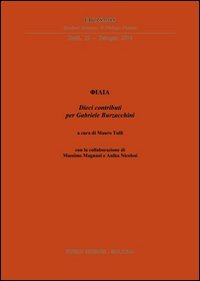 Dieci contributi per Gabriele Burzacchini