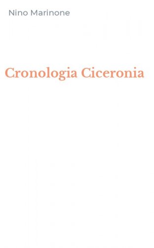Cronologia Ciceronia