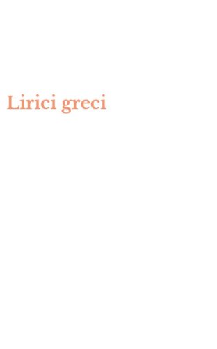 Lirici greci