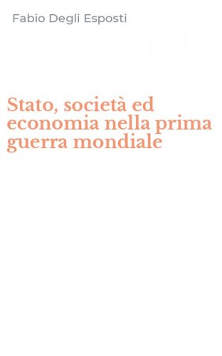 Stato, societ&agrave; ed economia nella prima guerra mondiale