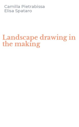 Landscape drawing in the making