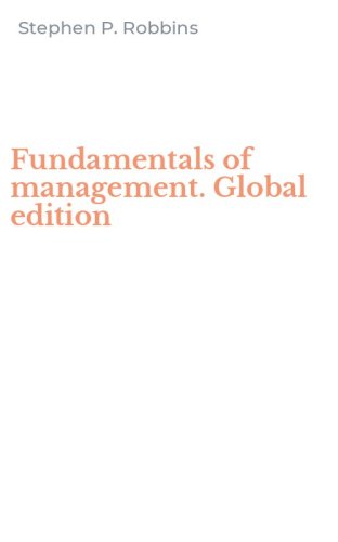 Fundamentals of management. Global edition