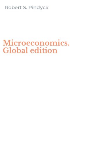Microeconomics. Global edition