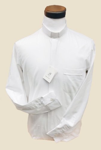 100% COTONE, BIANCA, MANICA LUNGA - 100%COTONE