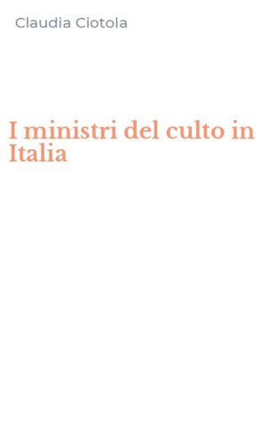 I ministri del culto in Italia