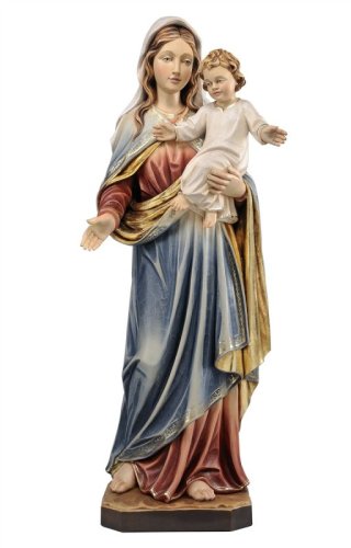 MADONNA CON BAMBINO 23 CM - COLORATO