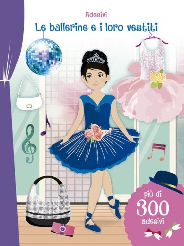Le ballerine e i loro vestiti. Adesivi