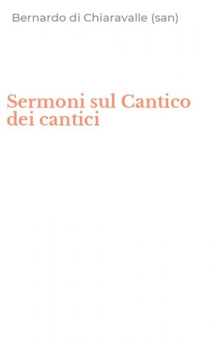 Sermoni sul Cantico dei cantici