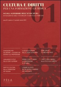 Cultura e diritti. Per una formazione giuridica